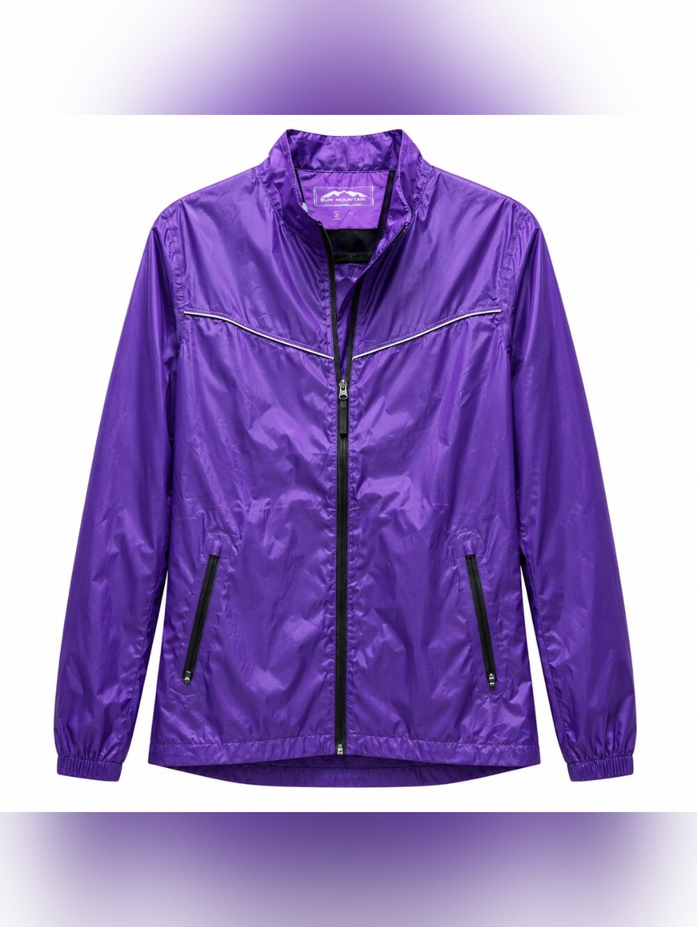 Sun Mountain Women's Rain Jacket Purple Size Small